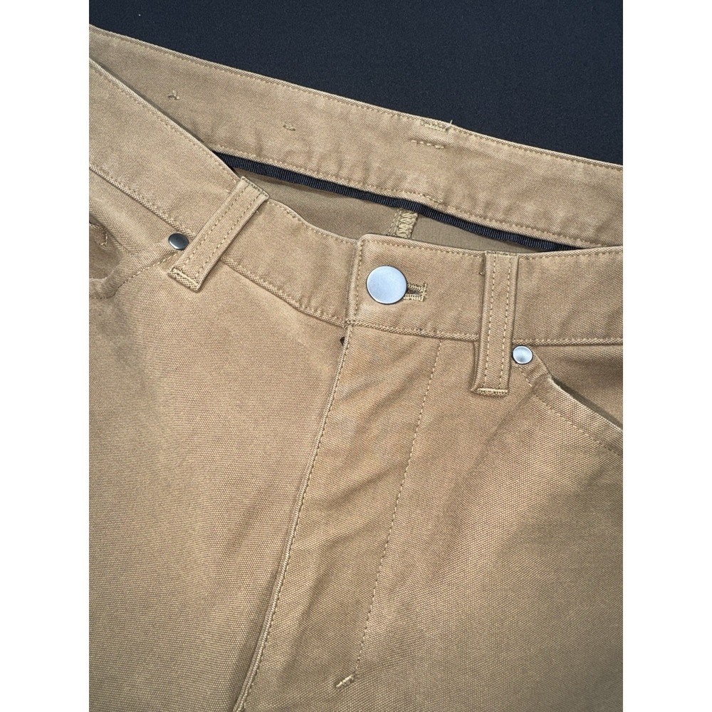 Lululemon Pants Brown ABC Utilitech Slim Fit Chino M5ABNS Men's 31x31 * Read - Picture 3 of 14